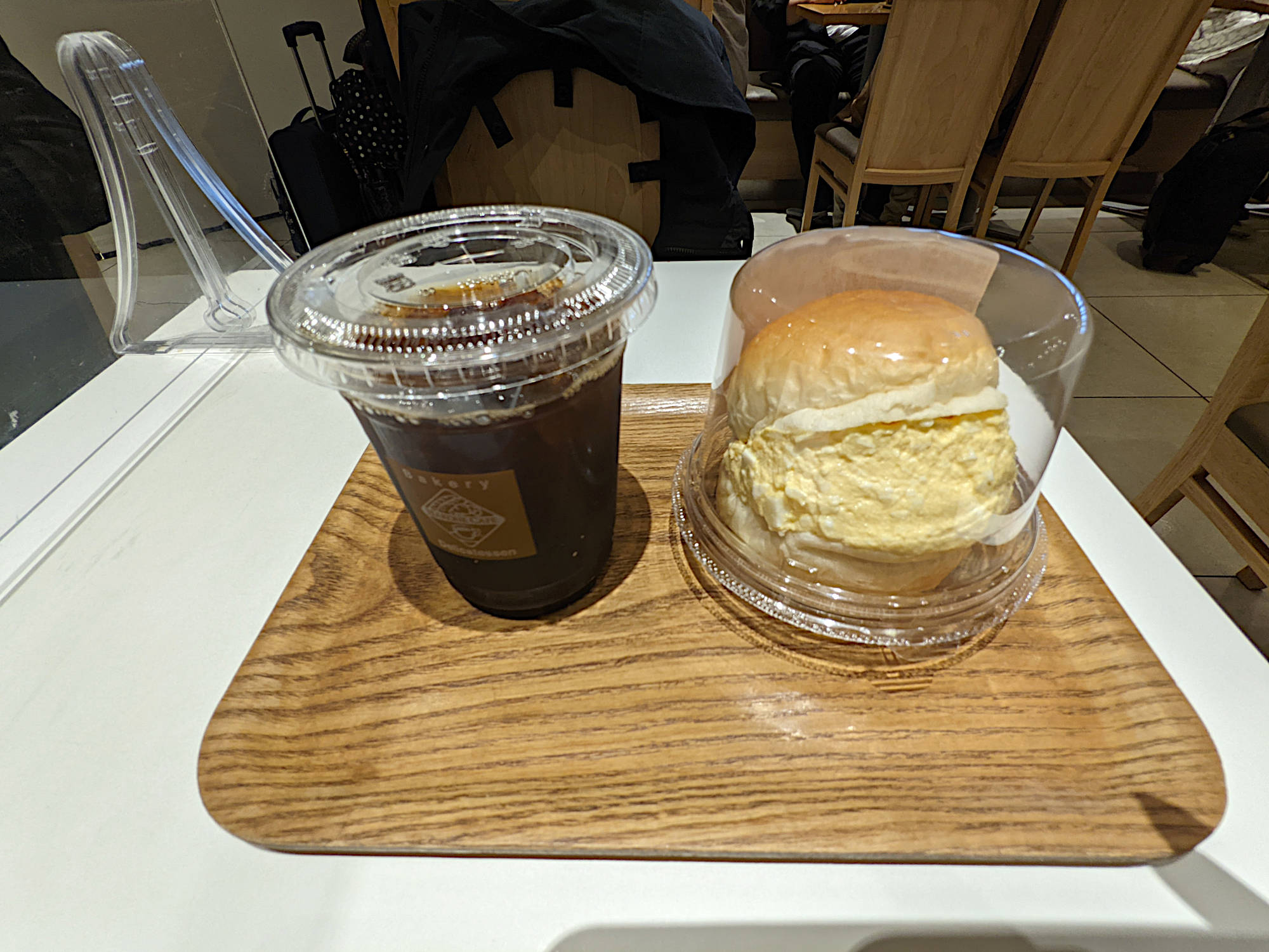箱根カフェのタマゴサンド