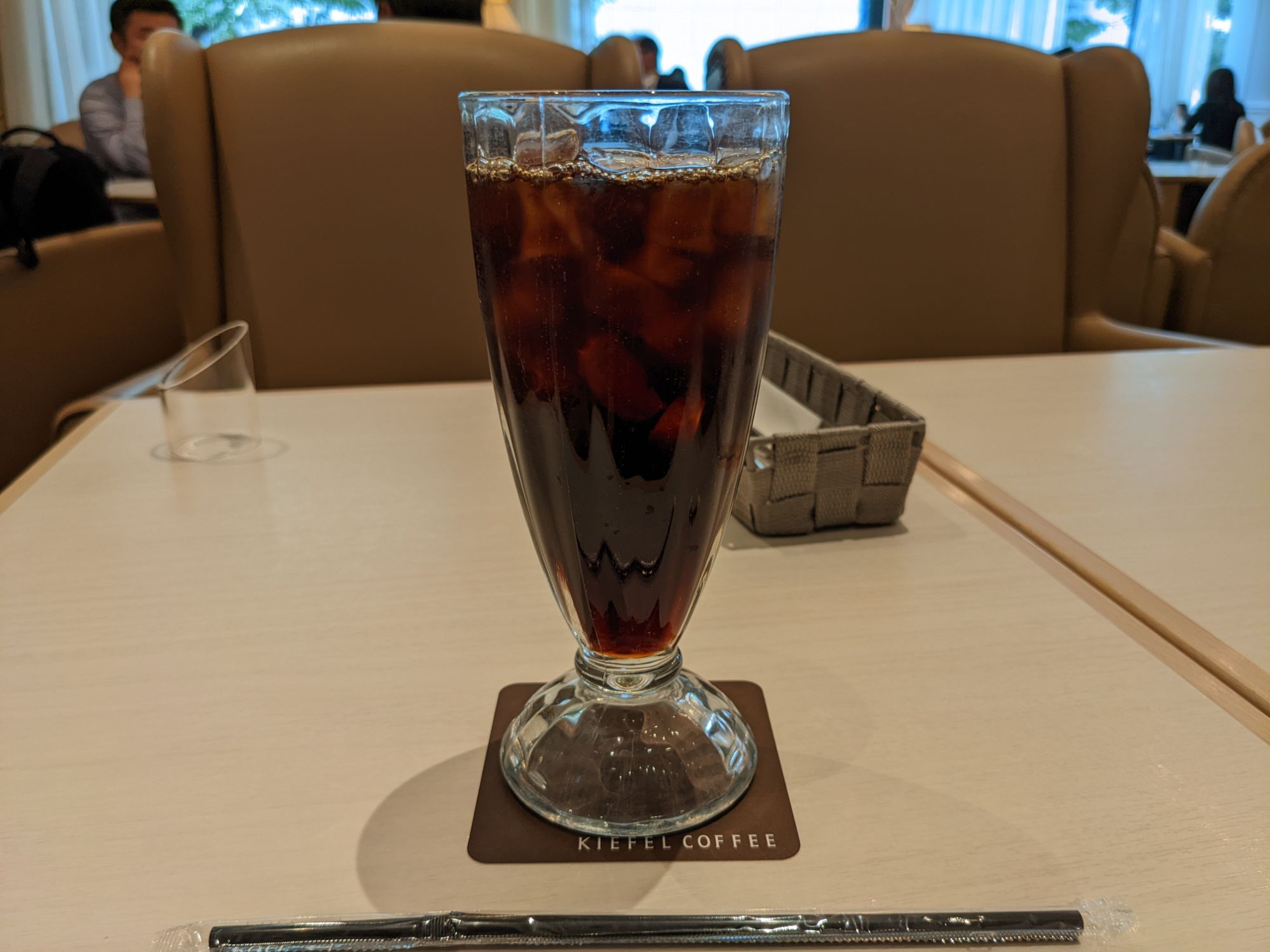 喫茶館キーフェルグローバルクラブ 渋谷店のアイスコーヒー