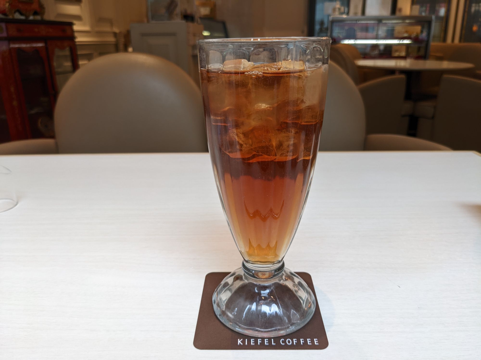 喫茶館キーフェルグローバルクラブ 渋谷店のアイスティー