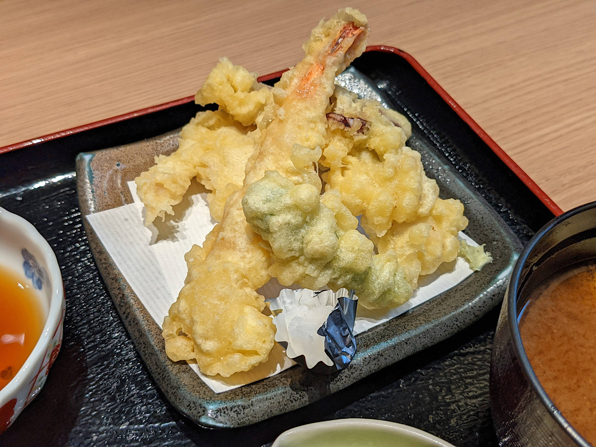 海鮮丼御膳の天ぷら